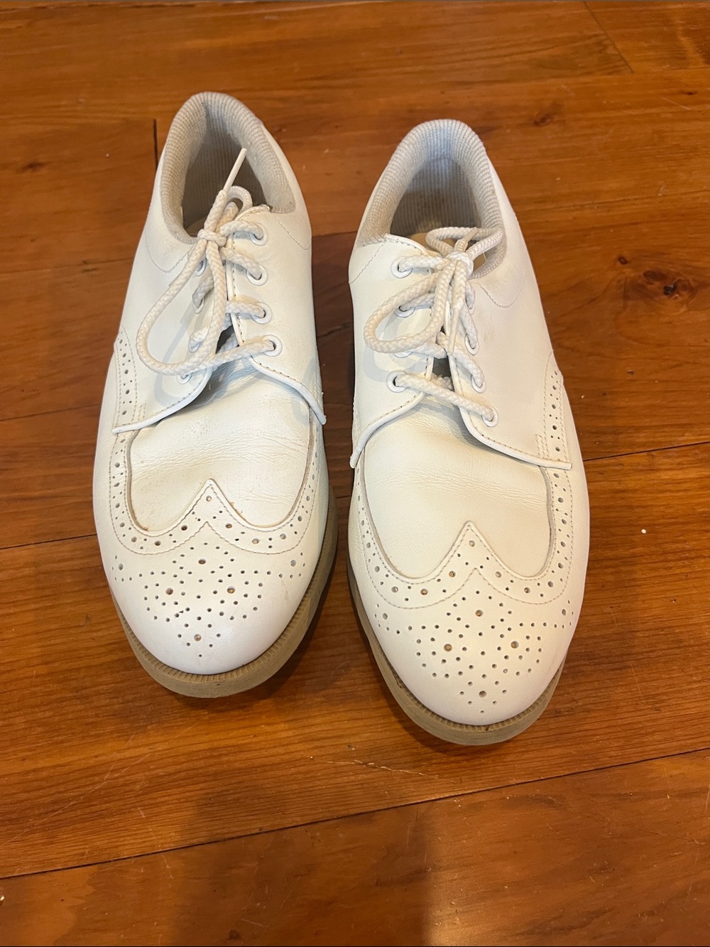 FootJoy White Wingtip Brogue Oxfords